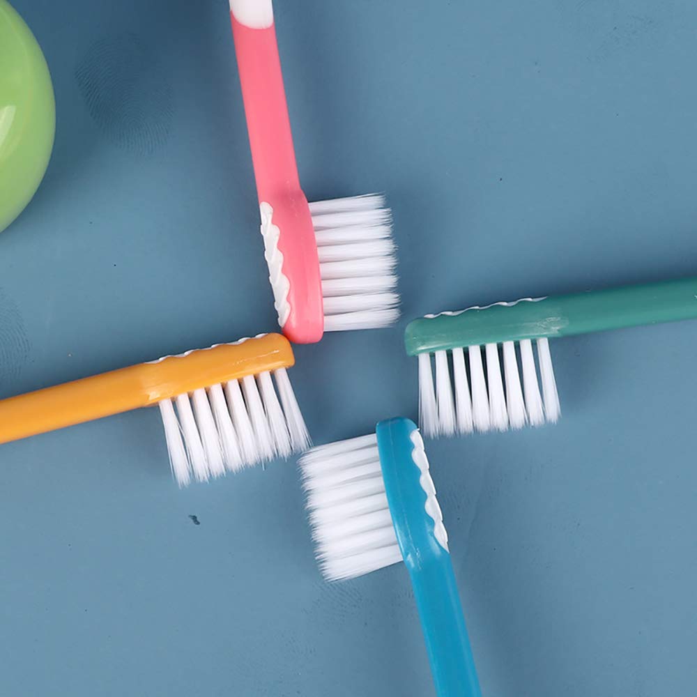 Small brush head fits kids' mouths (ages 2-8)