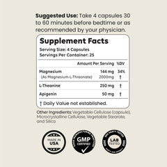 Newt's Sleep Aid bottle back label showing ingredients and dosage