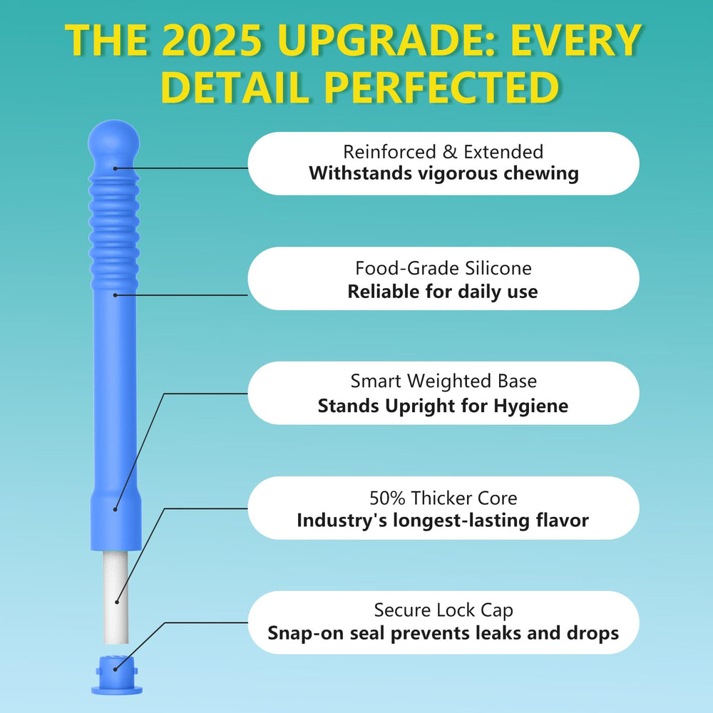Box and packaging of NEWUPGRADED Breath Stick with 9 refills