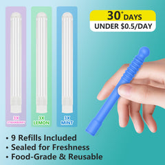 9 individually sealed refill cores