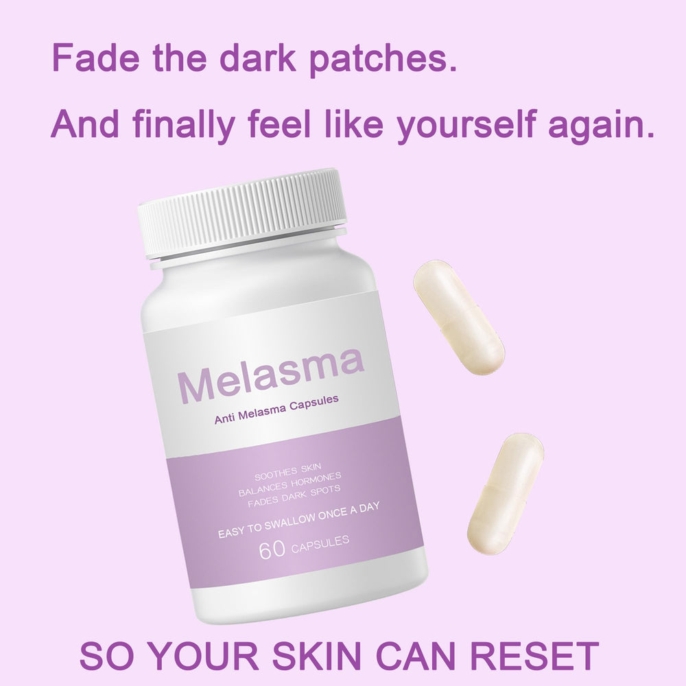 Supplement facts and ingredients label for Newureho Melanina Anti-Melasma