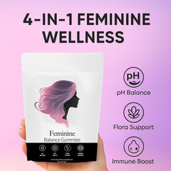 Probiotic blend for women label on bottle