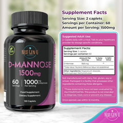 NextGenU D Mannose product packaging