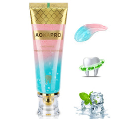 Niacinamide and hydroxyapatite toothpaste bottle