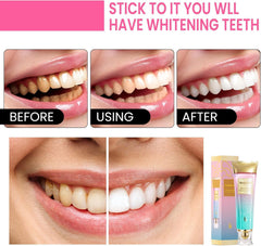 Brightened smile after using Niacinamide toothpaste