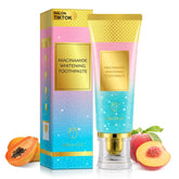 Niacinamide toothpaste whitening effect with 4 oz bottle