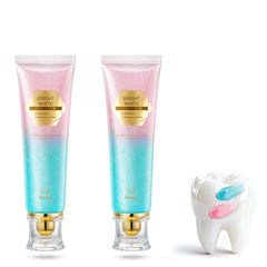 Close-up of Niacinamide Whitening Toothpaste tube with ingredients