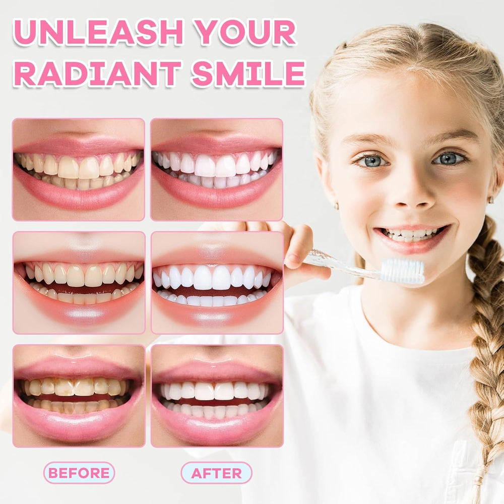 Toothpaste showing enamel care and stain removal concept