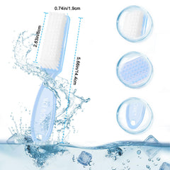 NICEMOVIC compact travel brush fits in bags for on-the-go cleaning.
