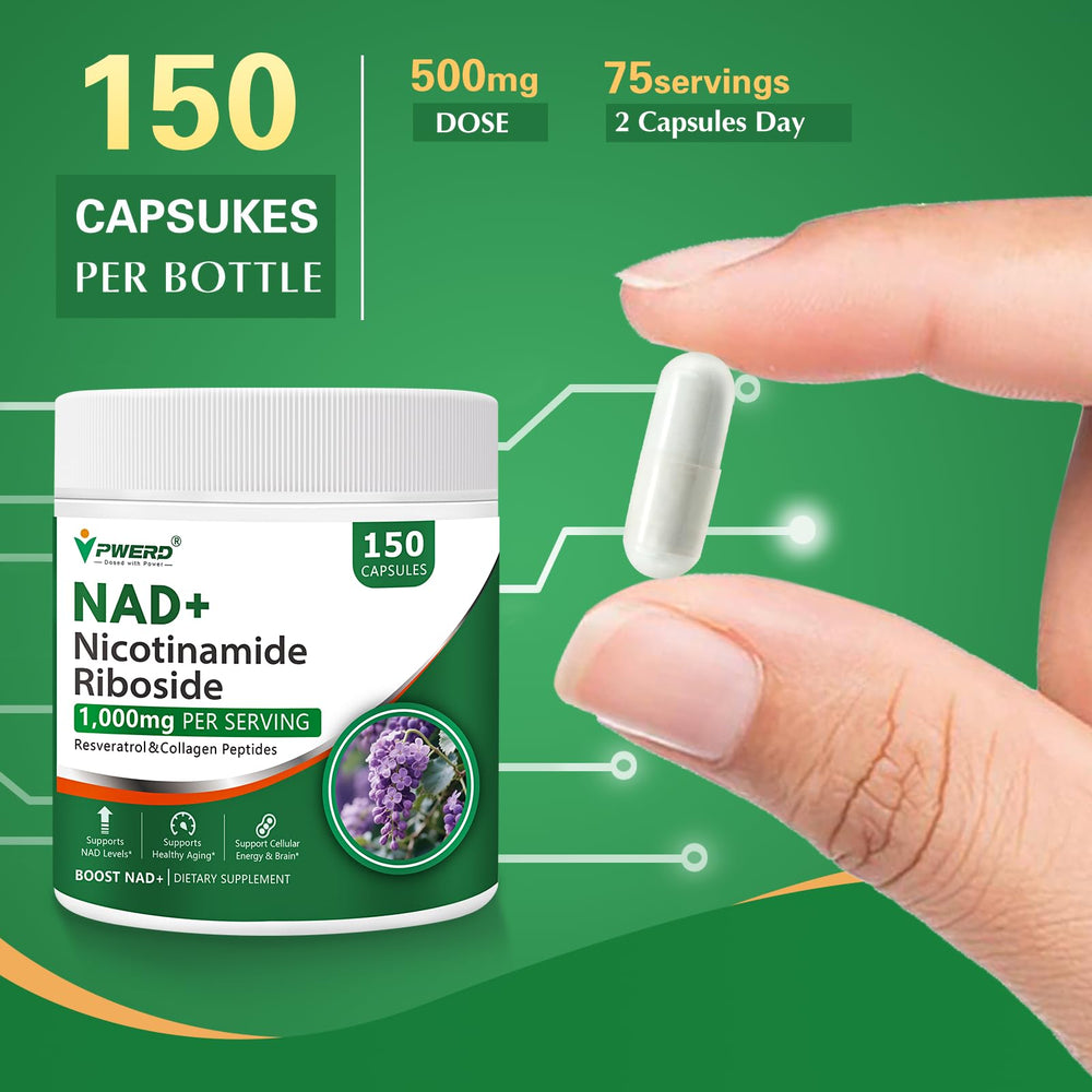Graphic showing nicotinamide riboside NR ingredient