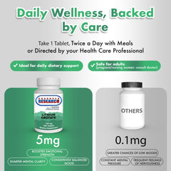 Bottle label detailing 200-count and 5 mg dosage