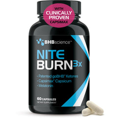 Night Burn Keto BHB exogenous ketones bottle front view