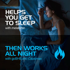 Night Burn Keto BHB bottle with detailed label