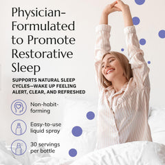 Label on Night Night Liposomal Spray highlighting melatonin and GABA