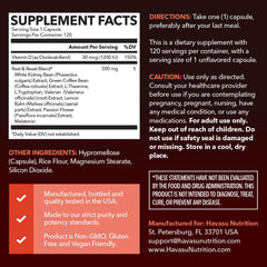 Product shot highlighting 120-pill count and label