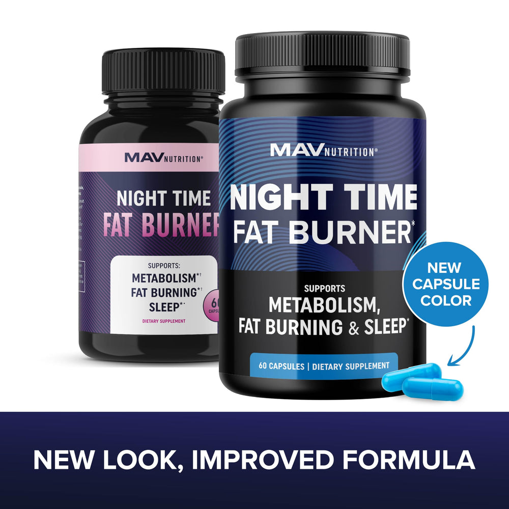 Vegan, Non-GMO Night Time Fat Burner bottle (60 count)