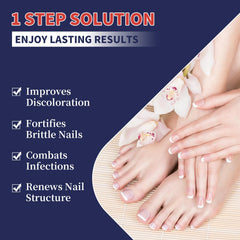 Nighttime Nail Patches toenail-fit ensure secure adhesion for easy at-home care.