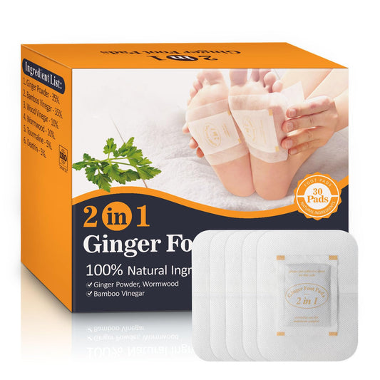 Niifawh 2in1 foot pads with ginger-wormwood collection offer soothing overnight support.