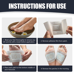 Niifawh foot pads for sleeping application deliver gentle ingredients for daytime renewal.