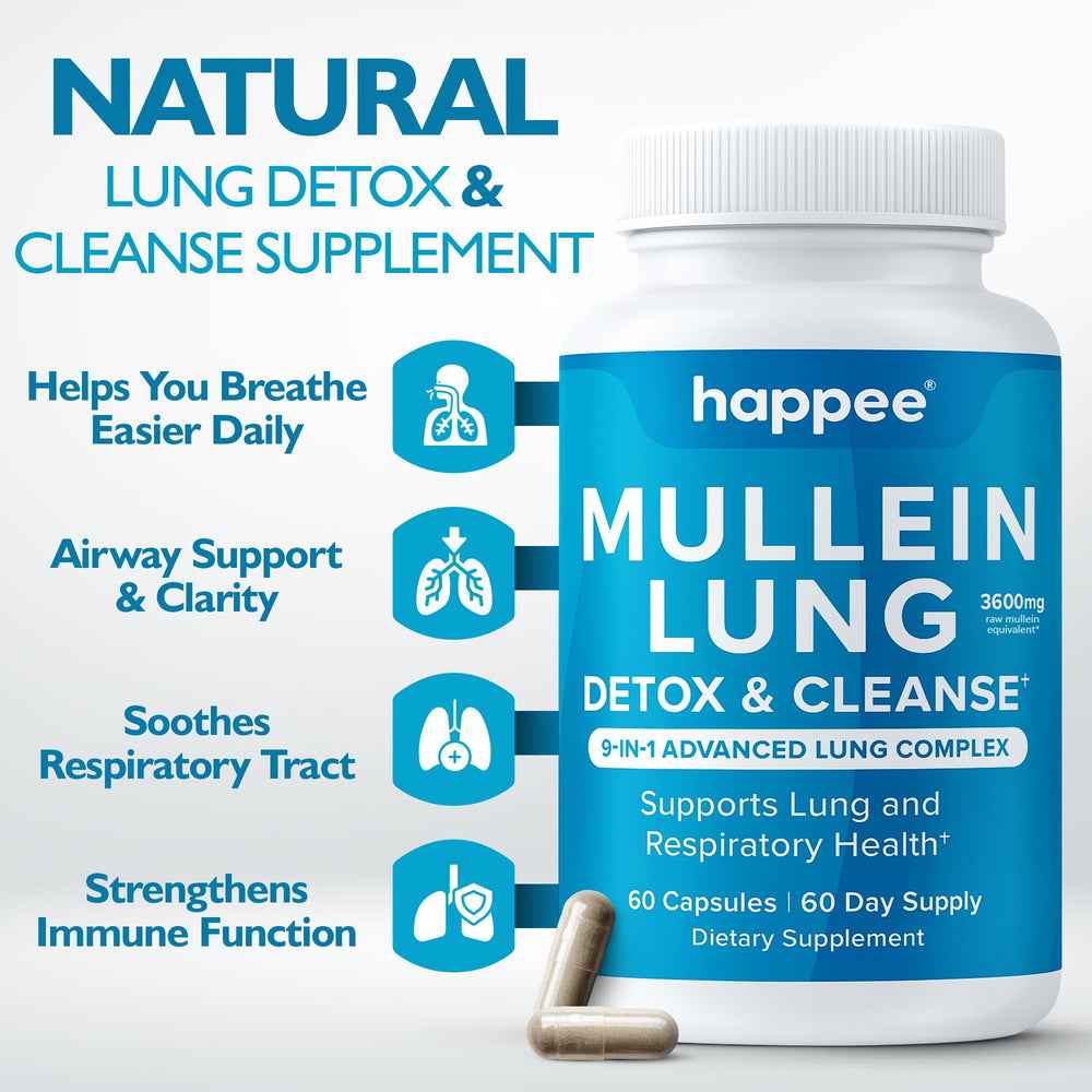 Nine-ingredient blend for enhanced lung health