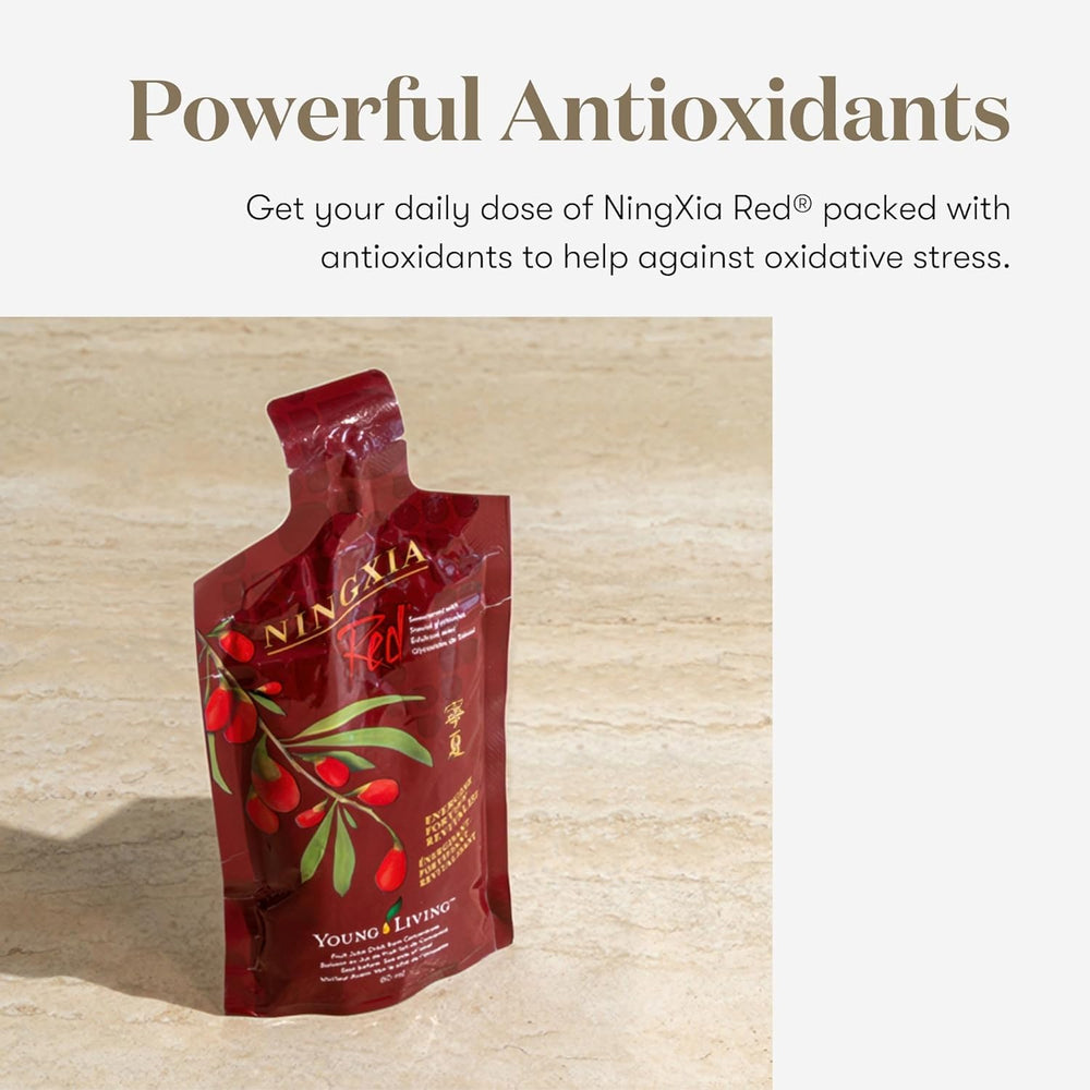 Close-up of NingXia Red 30-pack packaging