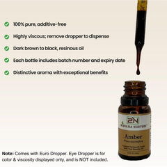 Aromatherapy diffuser releasing fragrance with amber oil