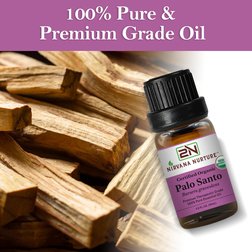 Diffuser with Nirvana Nurture Palo Santo Essential Oil