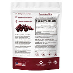 120 softgels bottle for Nitidissima Astaxanthin