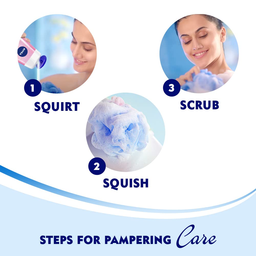 NIVEA dermatologically tested label reinforces trusted skincare during routine.