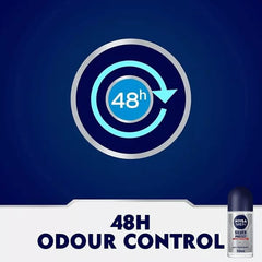 NIVEA Men Silver Protect roll-on dries quickly for active routines.