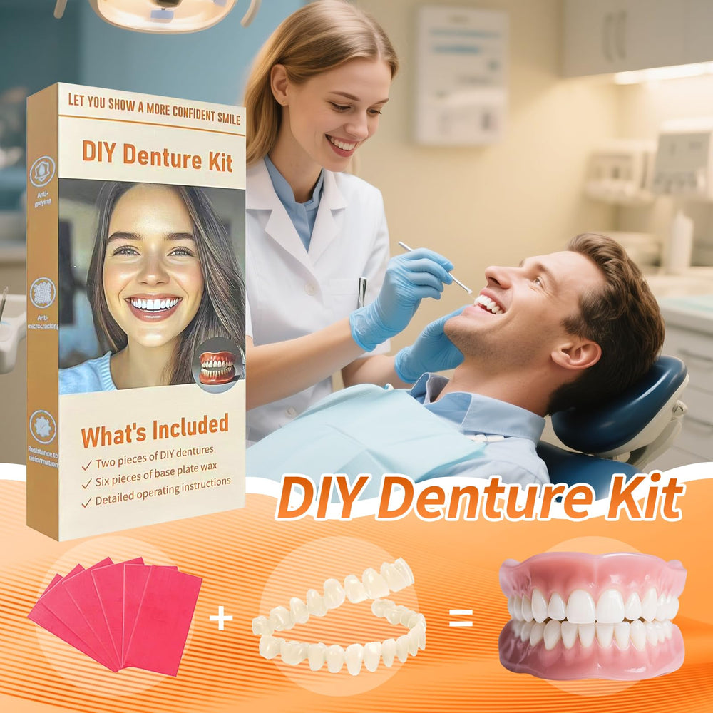 Gifting DIY denture kit for confidence boost