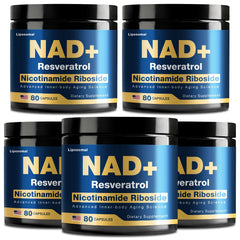 Front view of NLMUBR LUCKSIT NAD Supplement bottle