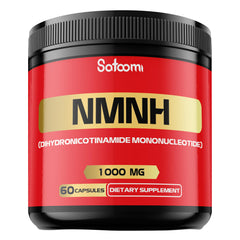 NMNH supplement bottle front label with 60 capsules