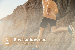No additives or fillers label for soy isoflavones supplement