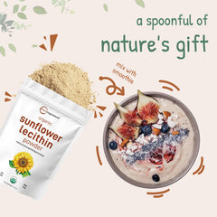 Sunflower lecithin powder with no additives or preservatives