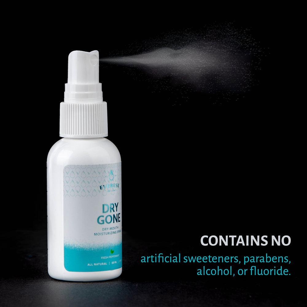 Label indicating no artificial sweeteners, parabens or alcohol