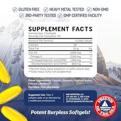 No fishy aftertaste softgels