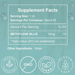 No formaldehyde methylene blue 50ml bottle