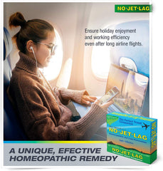 Active ingredients listed for No Jet Lag remedy
