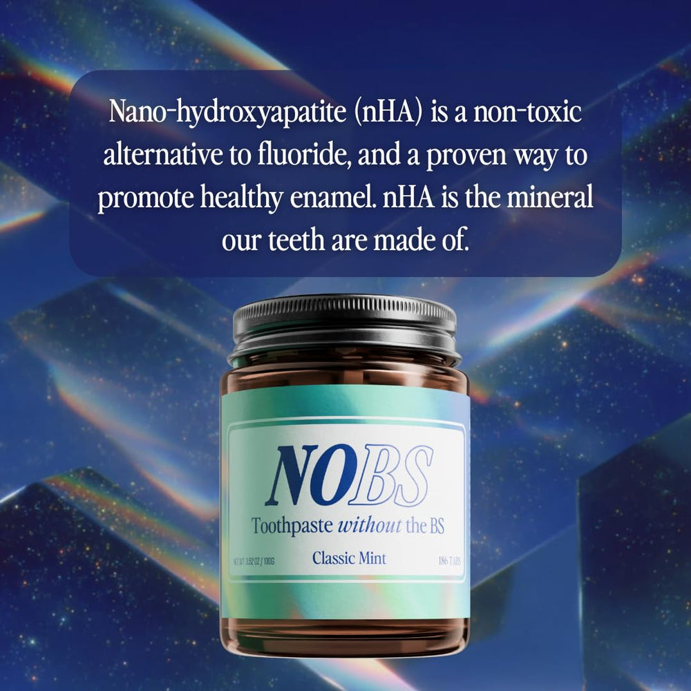 Eco-friendly plastic-free glass jar packaging for NOBS