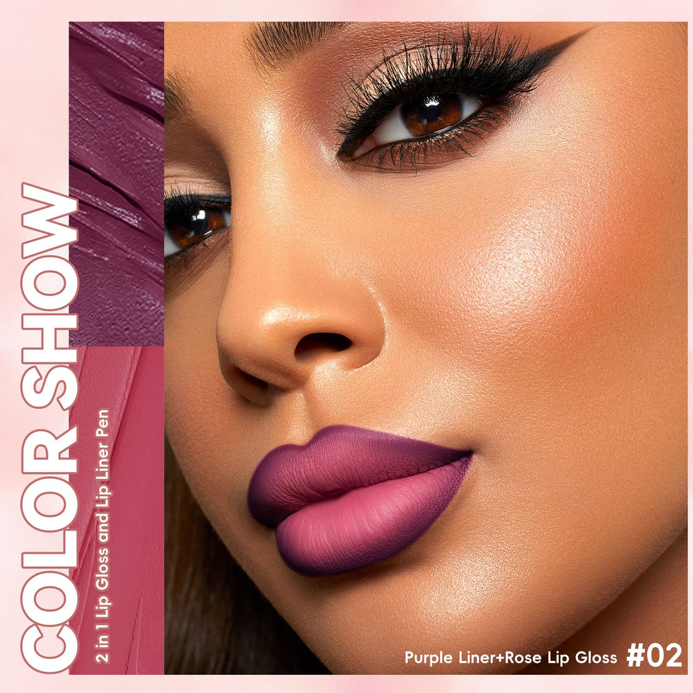 Noerrors lip combo pen ombre lip effect blends liner and gloss for gradient look.