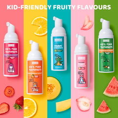 NOHOO fluoride-free foam toothpaste for kids watermelon flavor - image 1