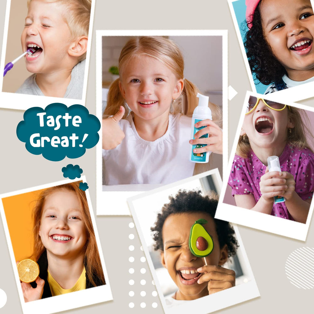 Natural ingredients and fluoride-free formula label