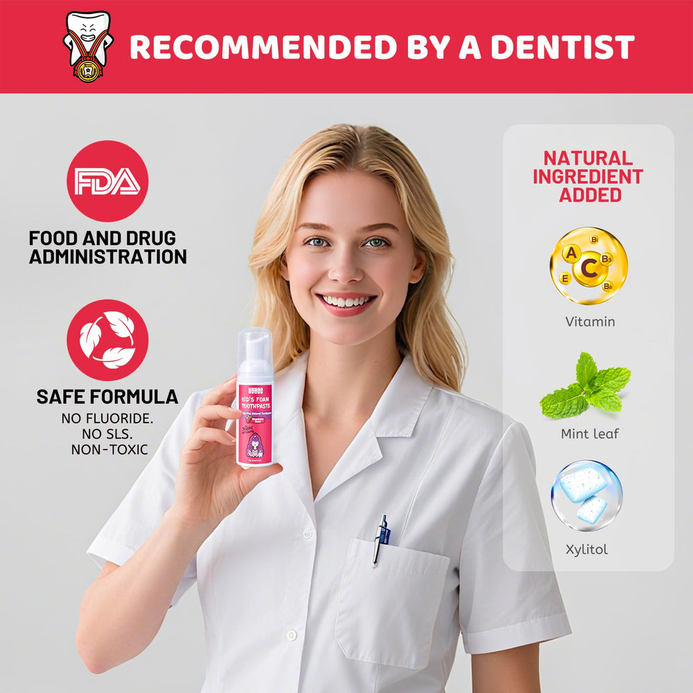 NOHOO toothpaste packaging showing ingredients and 60ml size
