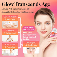 Product packaging highlighting collagen peptides and hyaluronic acid