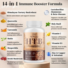 Himalayan Tartary buckwheat grains used in Nokuba Immune Support