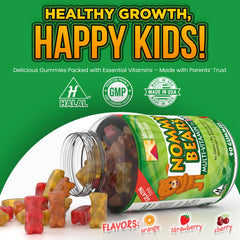 Nommy Bears gummy with orange flavor