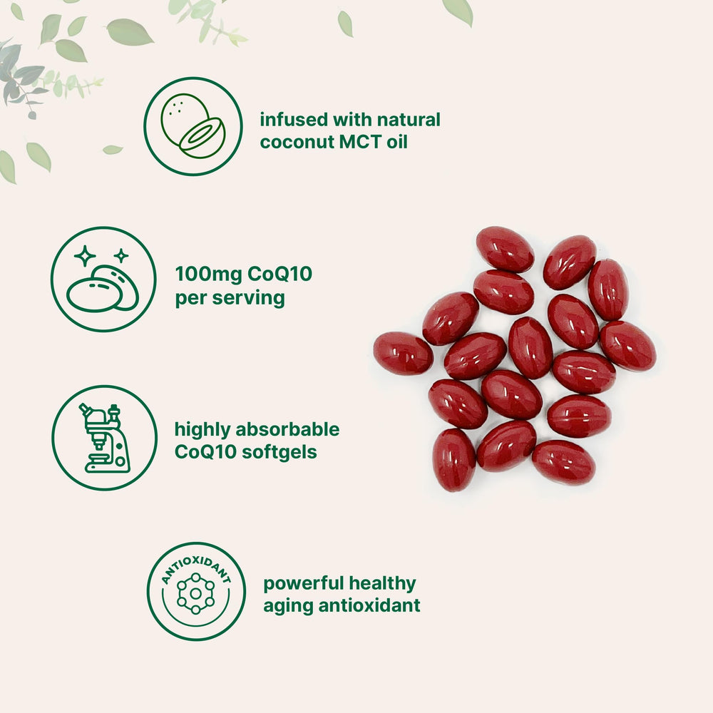 Non-GMO CoQ10 supplement label