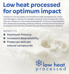 Non-GMO colostrum sourced from first milking
