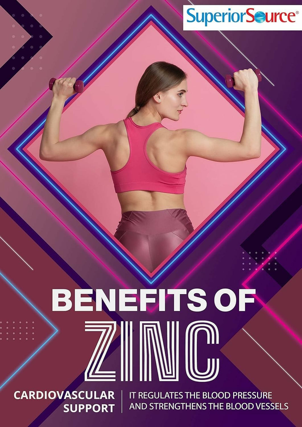 Non-GMO and gluten-free badges on supplement packaging